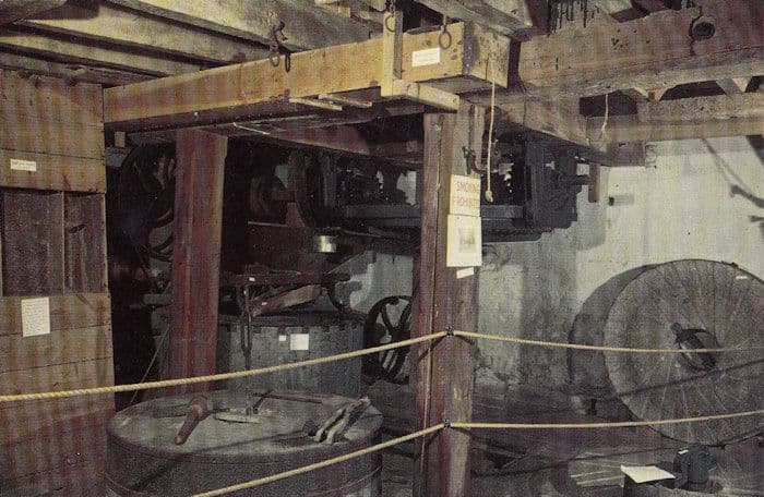 Somerset Mill Milling Floor Old No Smoking Signs Postcard