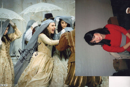 Sonila Vjeshta Planet Of The Vampires 10x8 Hand Signed & COA 2x Photo s