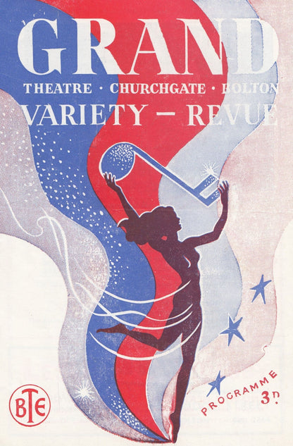 Sonny Farrar Gaye Sisters Bolton Manchester Theatre 1957 Variety Show Programme