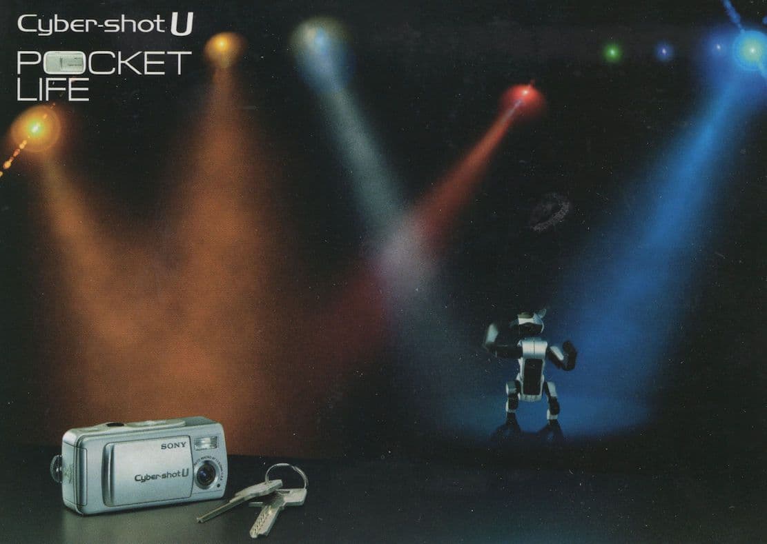 Sony Cybershot U Pocket Camera Rare Advertising Postcard