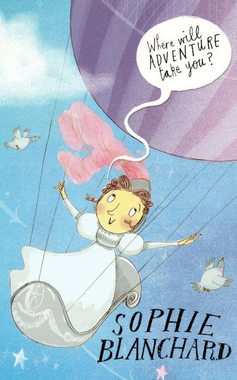 Sophie Blanchard Hot Air Balloon Female Aeronaut Painting Postcard