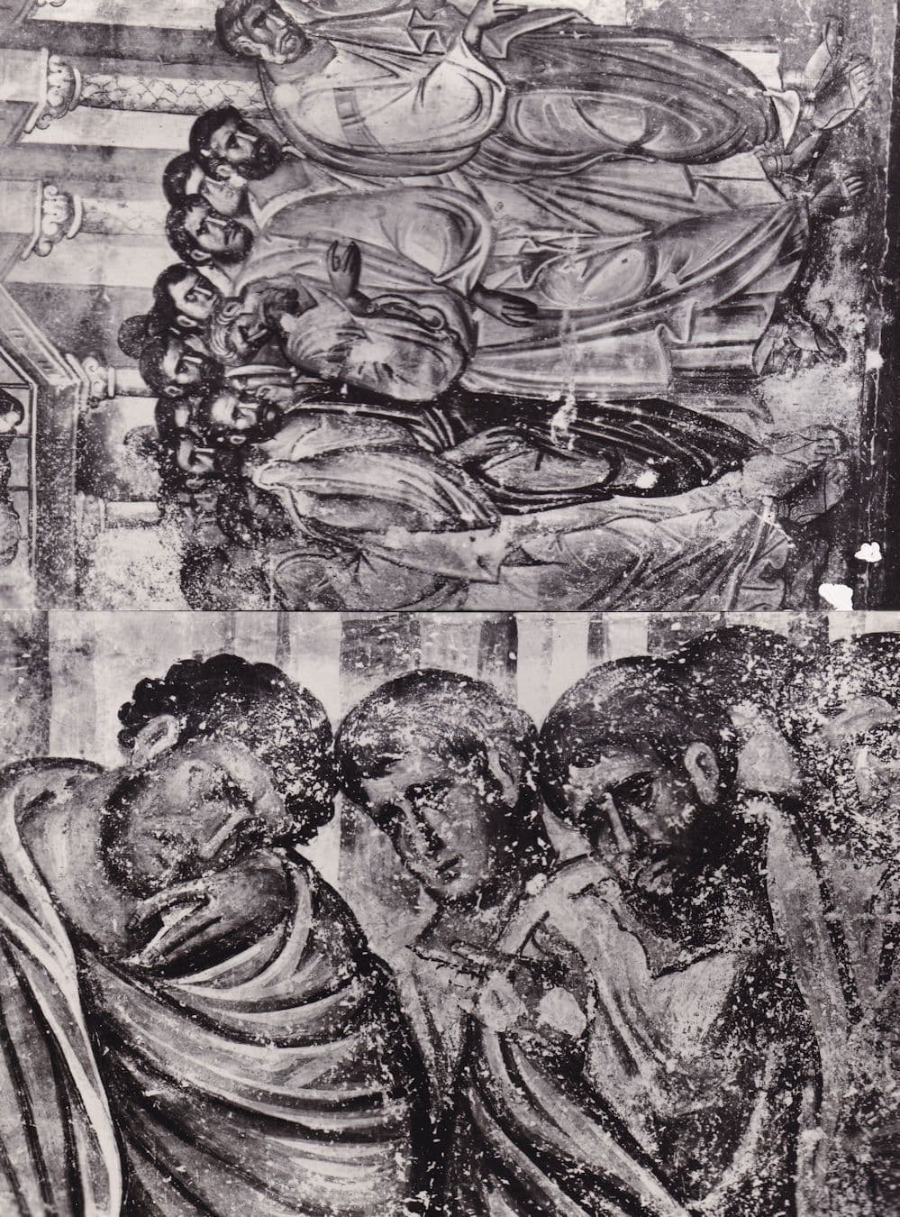 Sopocani Monastery Serbia Le Dormiton 2x Mosaic RPC Postcard s