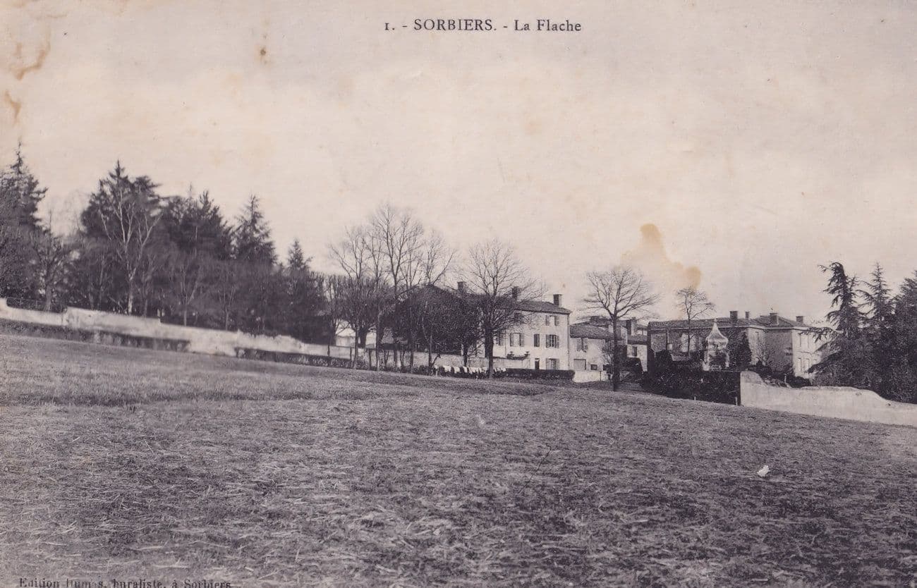 Sorbieres Haute Alpes France Old Postcard