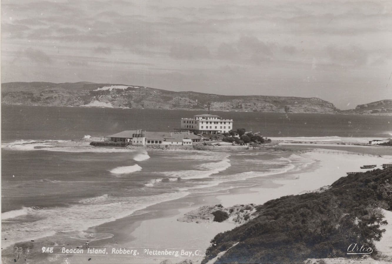 South Africa Beacon Island Robberg Plettenberg Bay RPC Postcard