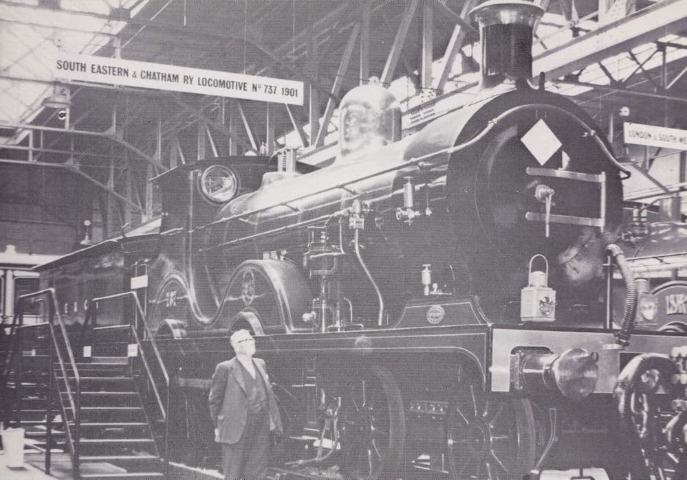 South Eastern & Chatham 737 1901 Train in 1963 Postcard