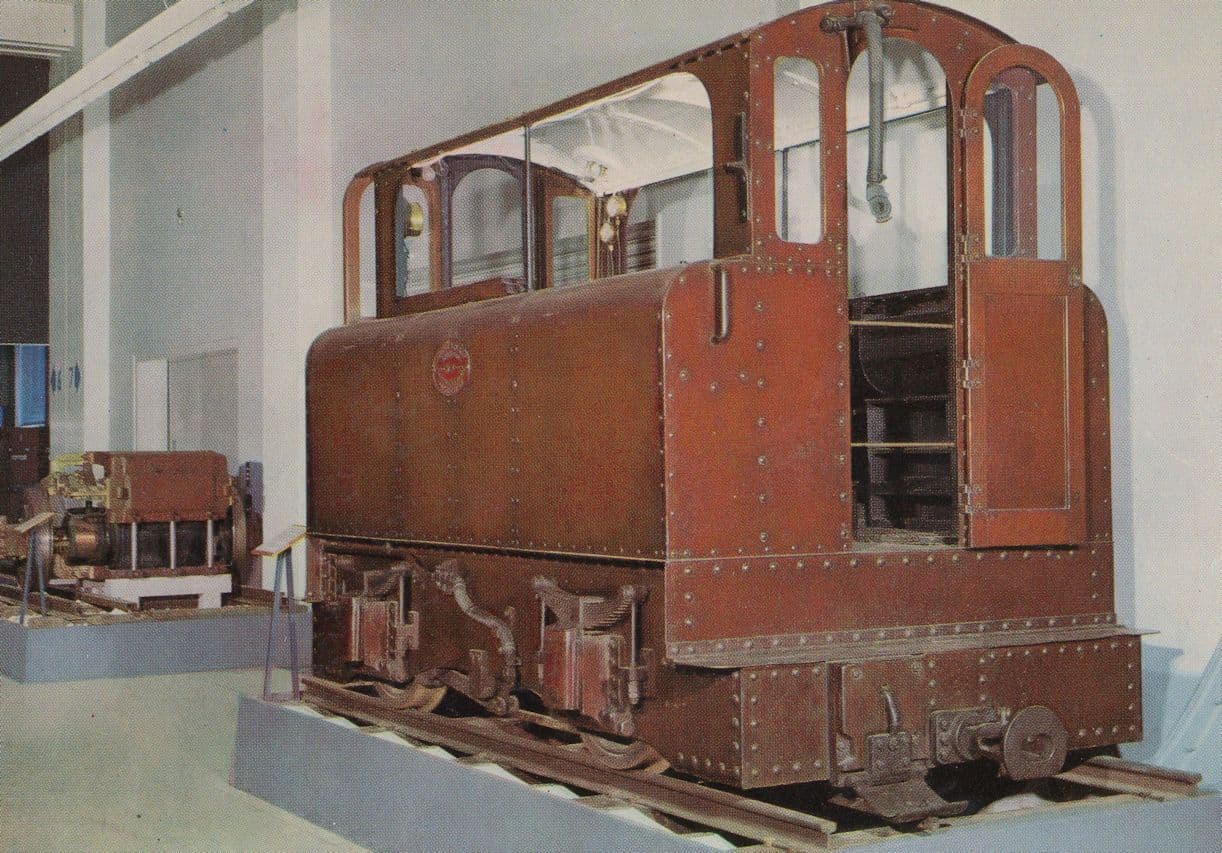 South London First Tube Train Victorian Railway Museum Postcard