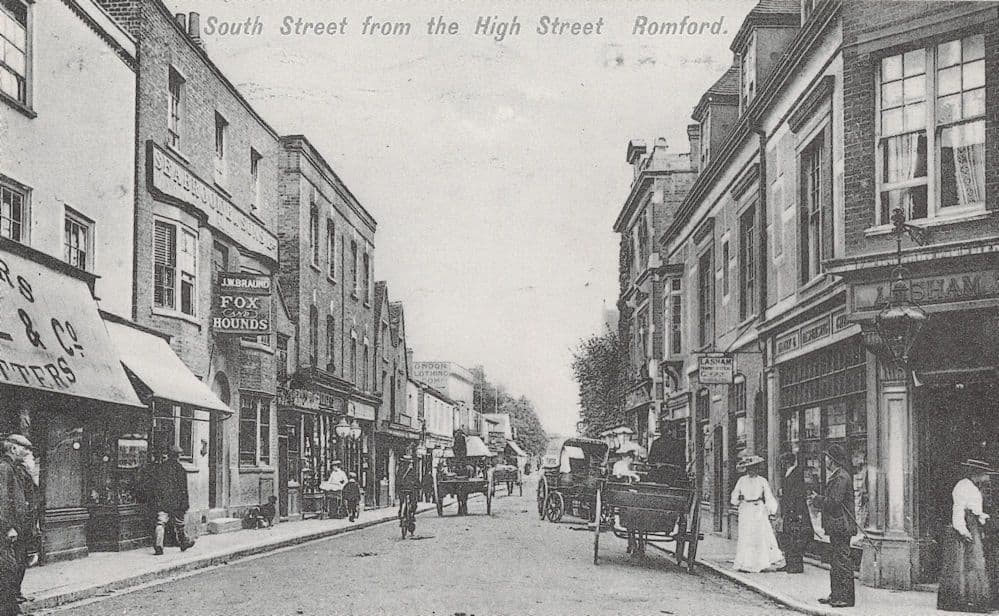 South Street Romford Tailors Fox & Hounds Pub Postcard