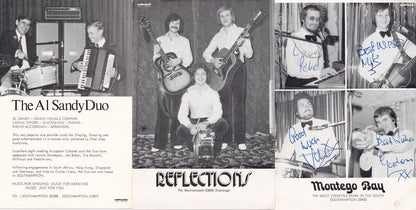 Southampton 4x Vintage Local Jazz Pop Group Signed Photo s