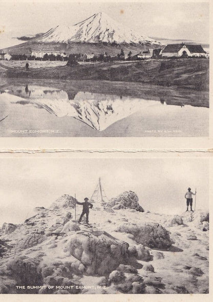 Souvenir Of Mount Egmont New Zealand Antique Folding Postcard Book
