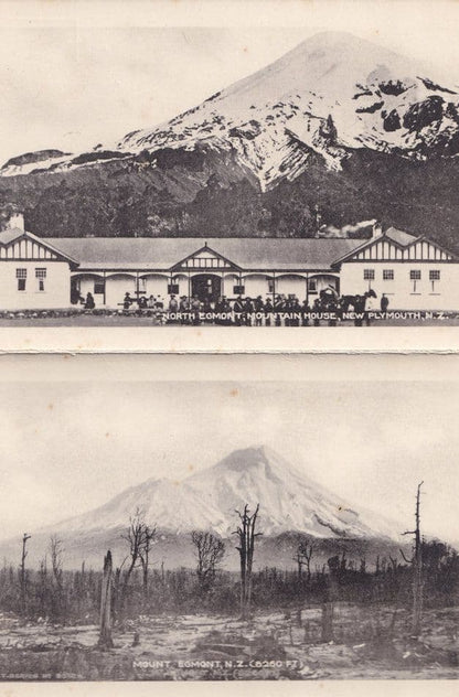 Souvenir Of Mount Egmont New Zealand Antique Folding Postcard Book