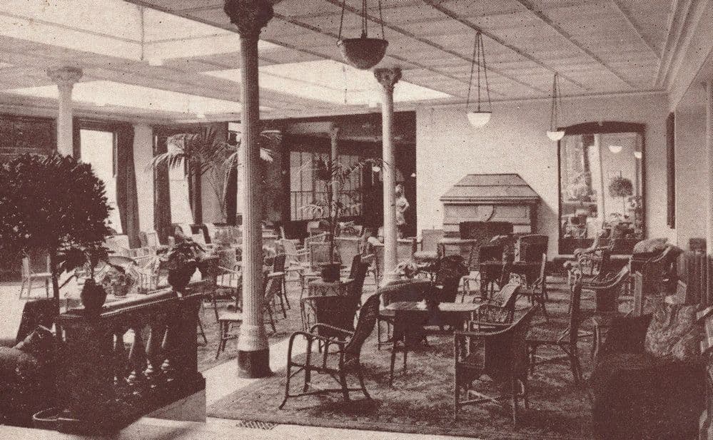 Spa Hotel Buxton Derby No Draughts Staying Here Antique Postcard