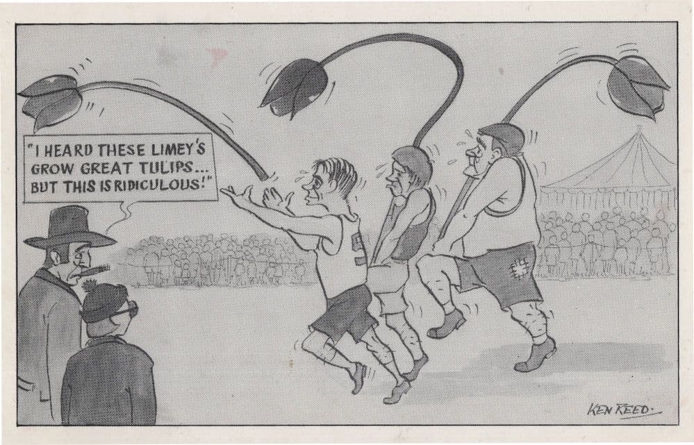 Spalding Fun Run Athletics at Flower Parade Lincoln Comic Postcard