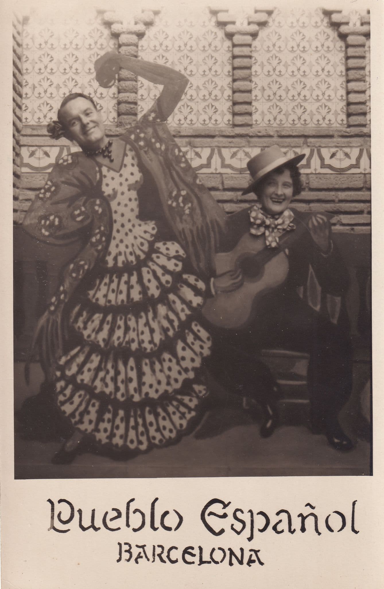 Spanish Transsexual Transvestite Musician Dancer RPC Barcelona Old Postcard