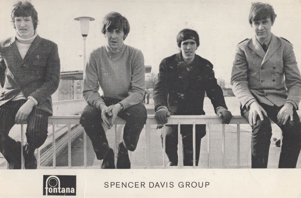 Spencer Davis Group Old German Fontana Discography Old Photo Card