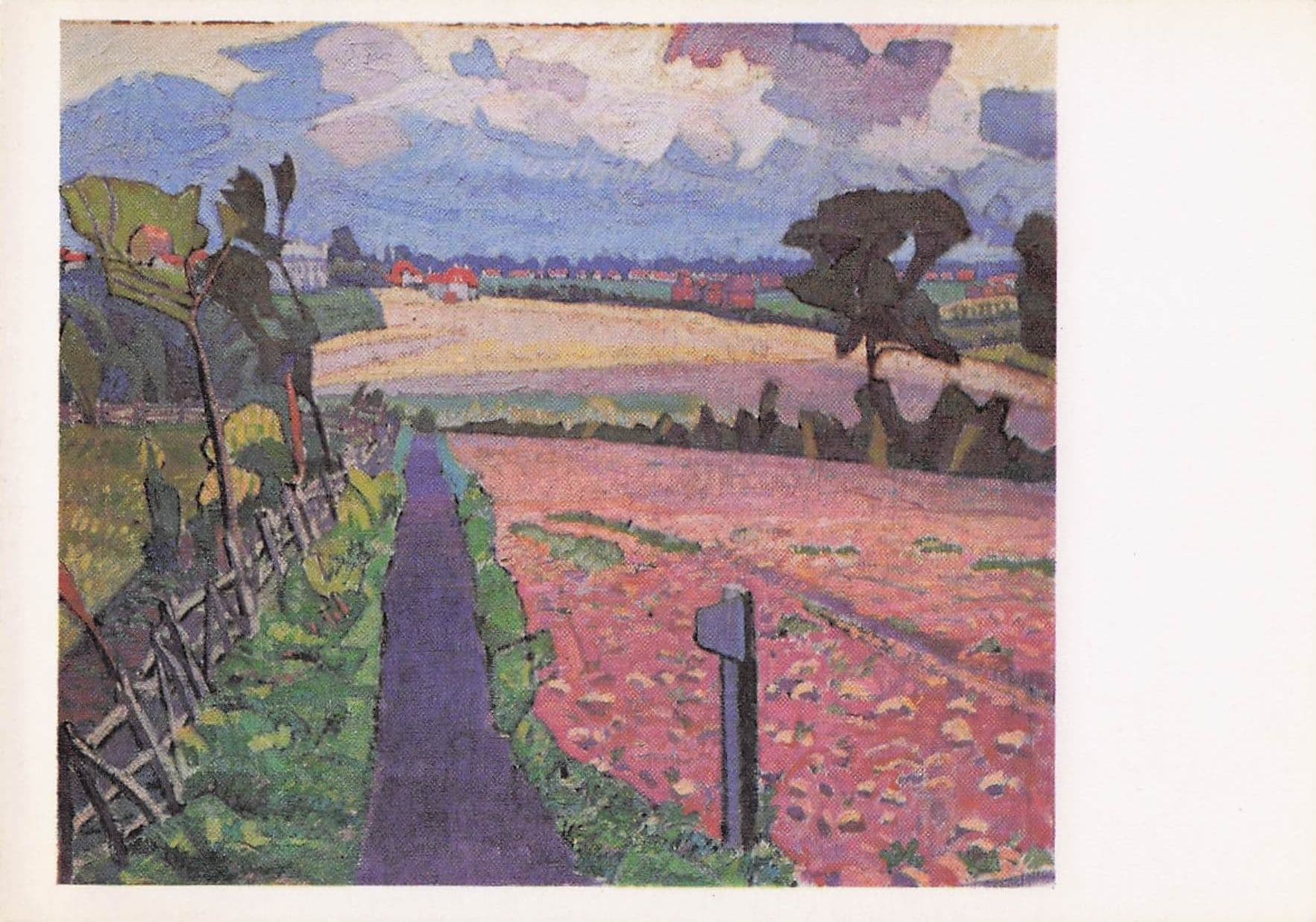 Spencer Gore The Cinder Path Tate Gallery Painting Postcard