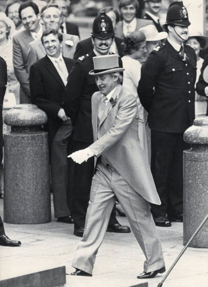Spike Milligan King Charles Princess Diana Royal Wedding TV Press Photo