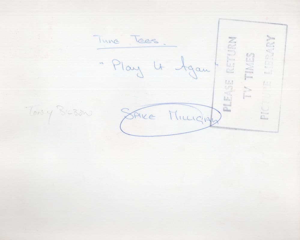 Spike Milligan On Play It Again Tyne Tees Show TV Times Press Photo