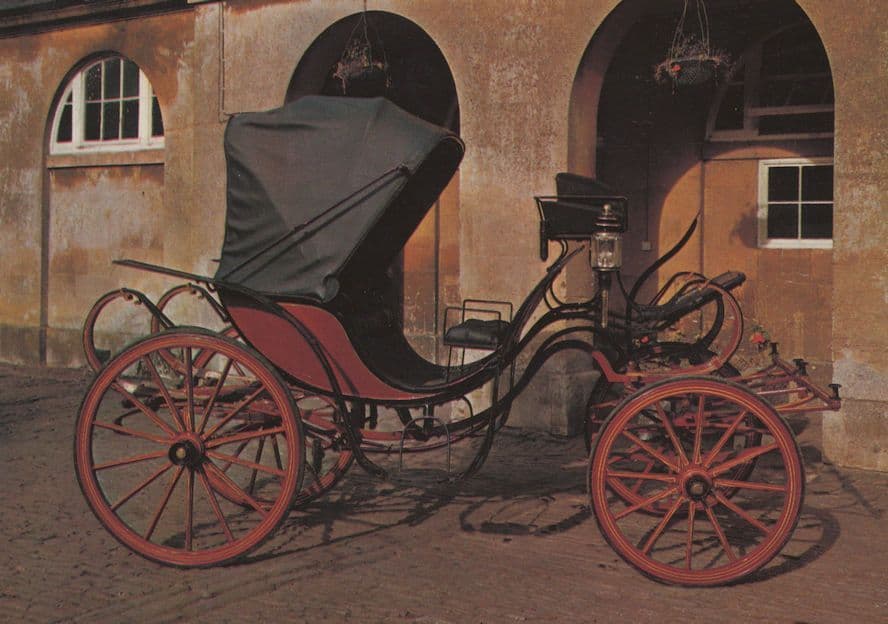 Spring Victoria Bath Carriage Museum French Coach Postcard