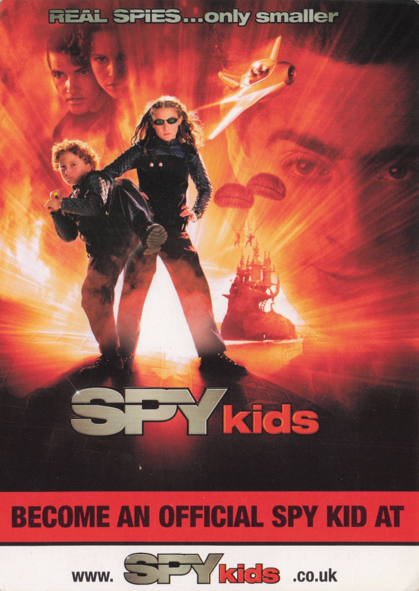 Spy Kids Film Movie Cinema Poster Advertising Postcard