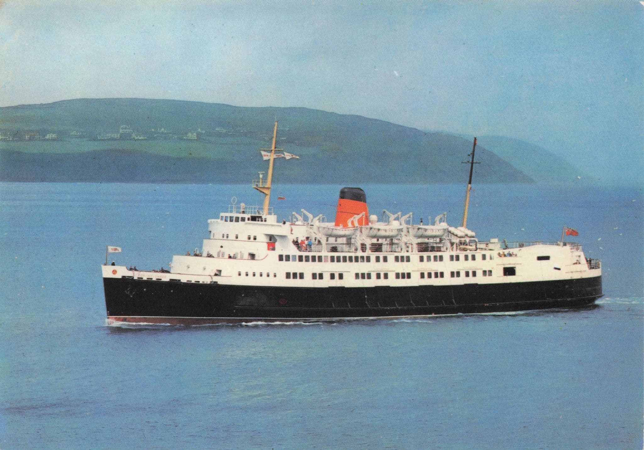 SS Ben My Chree Isle Of Man Ship Arthur Dixon Rare Postcard