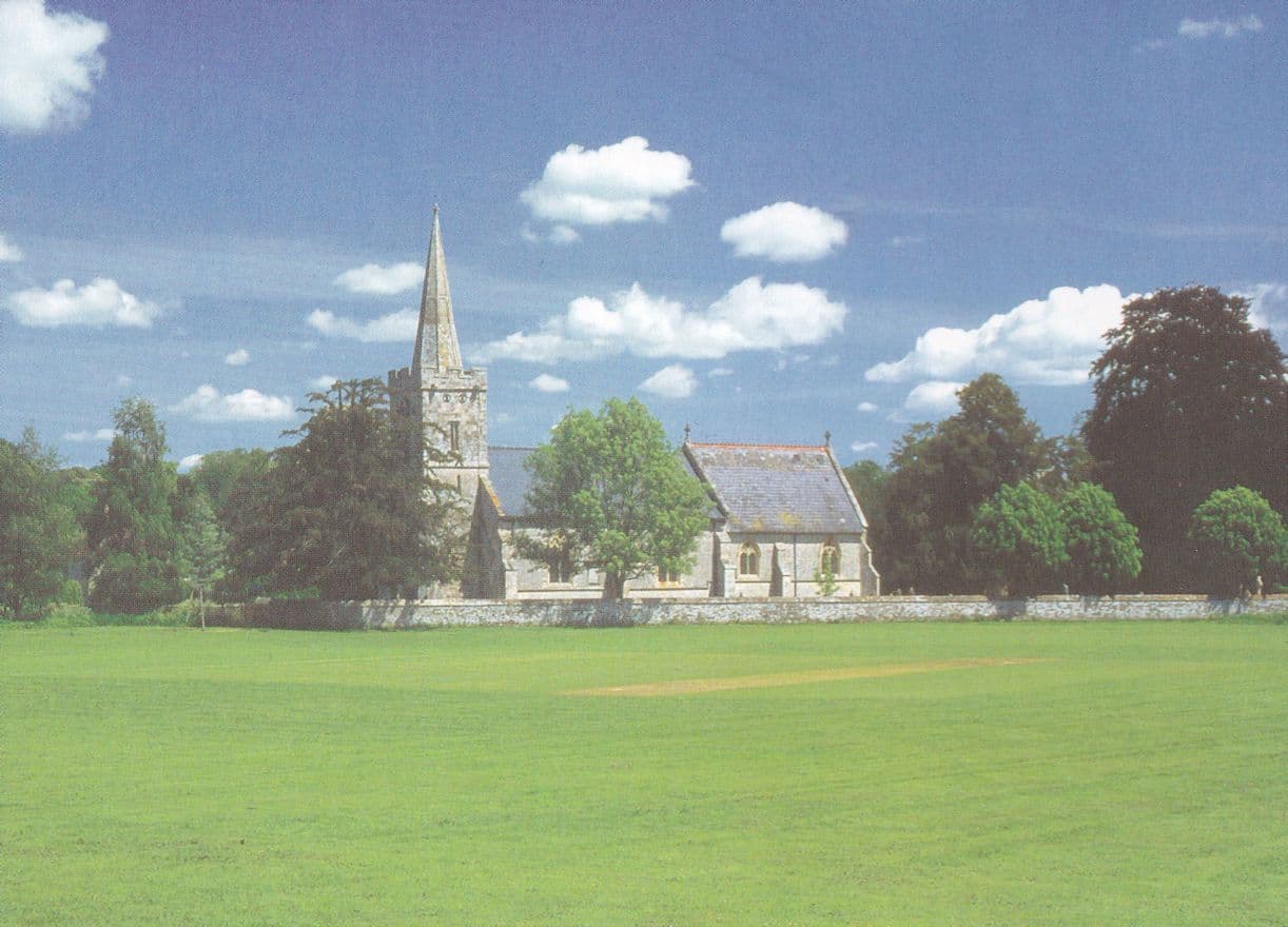 St Aldhem's Church Bisopstrow Warminster Postcard
