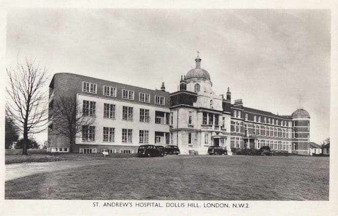 St Andrews Hospital Dollis Hill London Postcard