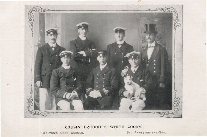 St Annes On The Sea Lancashire Politically Incorrect Entertainers Military Troupee Old Postcard