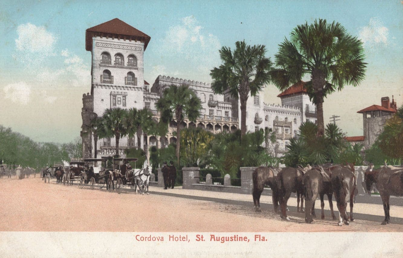 St Augustine Florida Cordova Hotel Old USA Postcard