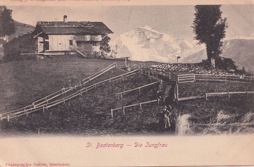 St Beatenburg Die Jungfrau Antique 1904 German Postcard