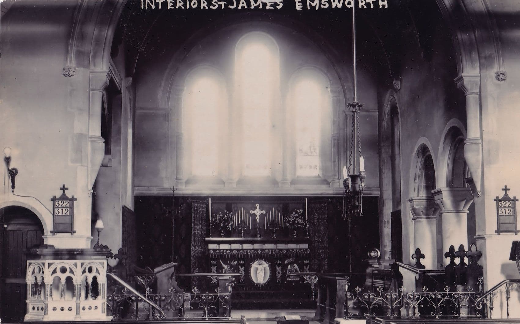 St James Emsworth Hampshire Church Real Photo Postcard