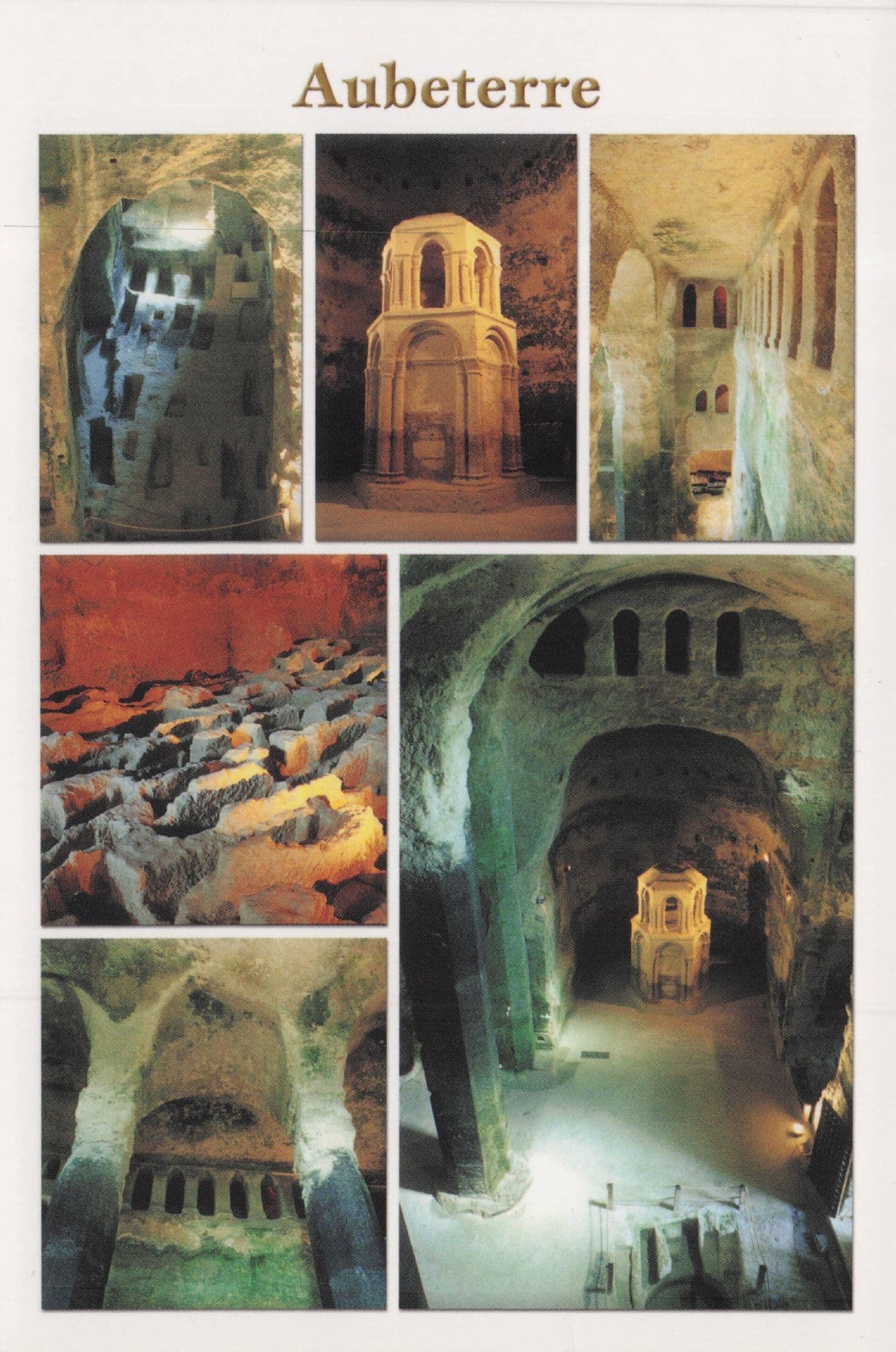 St Jean Eglise Aubeterre Charnte Sculpture Art French Postcard