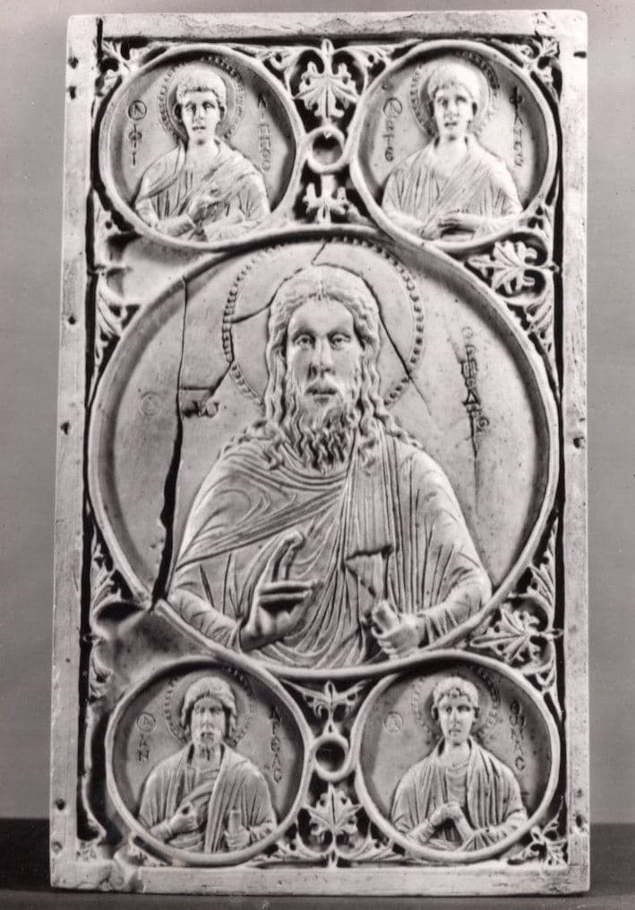 St John The Baptist Andrew Thomas Ivory Byzantine Museum Postcard