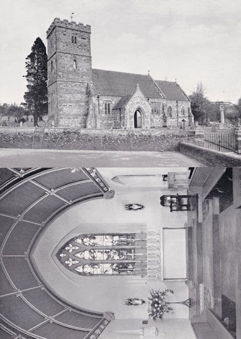 St John The Evangelist Hinton Church Dorset 2x Postcard s