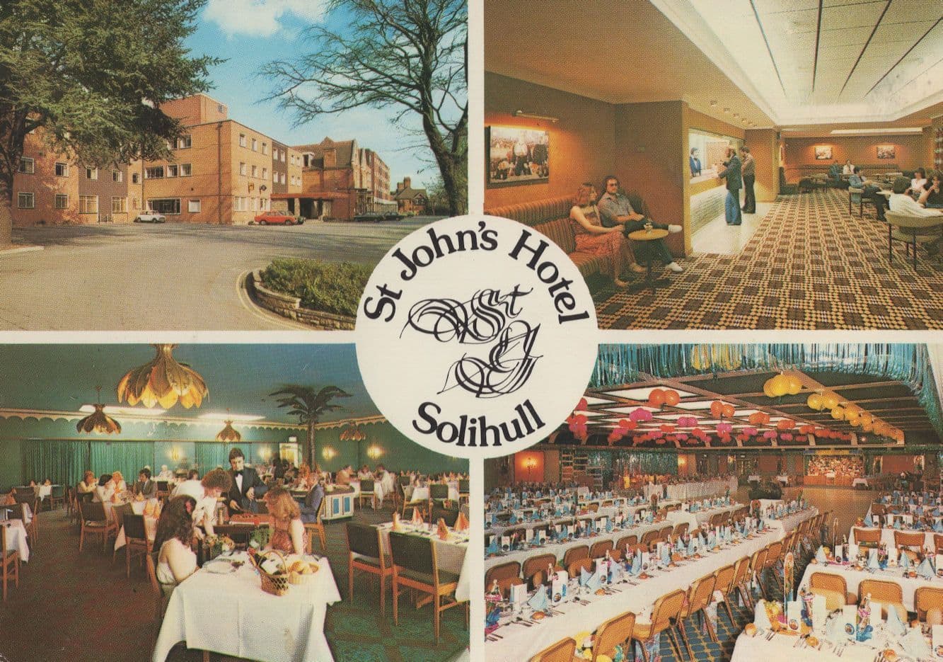 St Johns Hotel Solihull West Midlands Restaurant Views Postcard