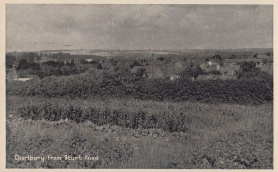 St Marys Church Ashford Kent Interior Antique Real Photo Postcard