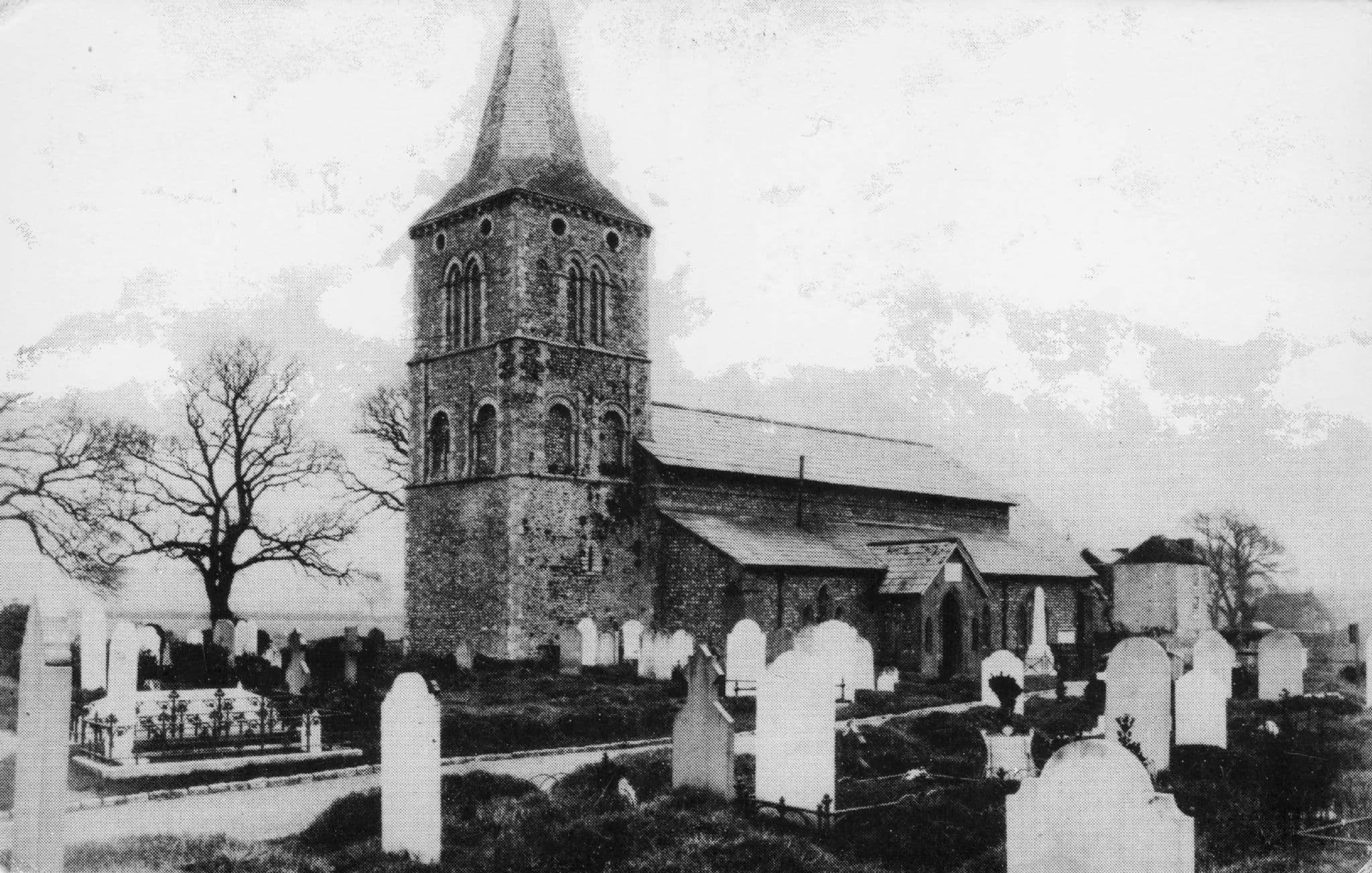 St Michaels & All Angels Church Southwick Sussex in 1890 Postcard