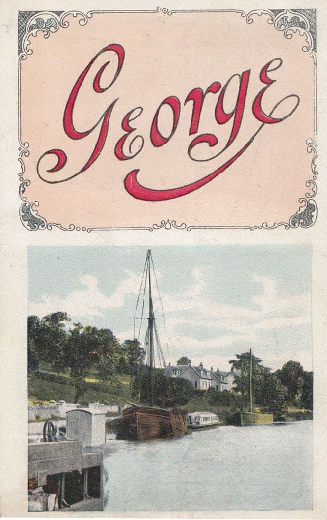 St Michaels Mount Cornwall Polperro Mythology Old Songcard Story Postcard