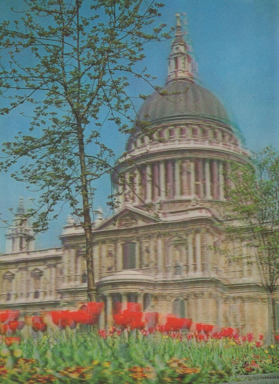 St Pauls Cathedral London Three Dimensional 3D Postcard