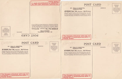 St Pauls Hospital London Competition 8x Old Postcard s