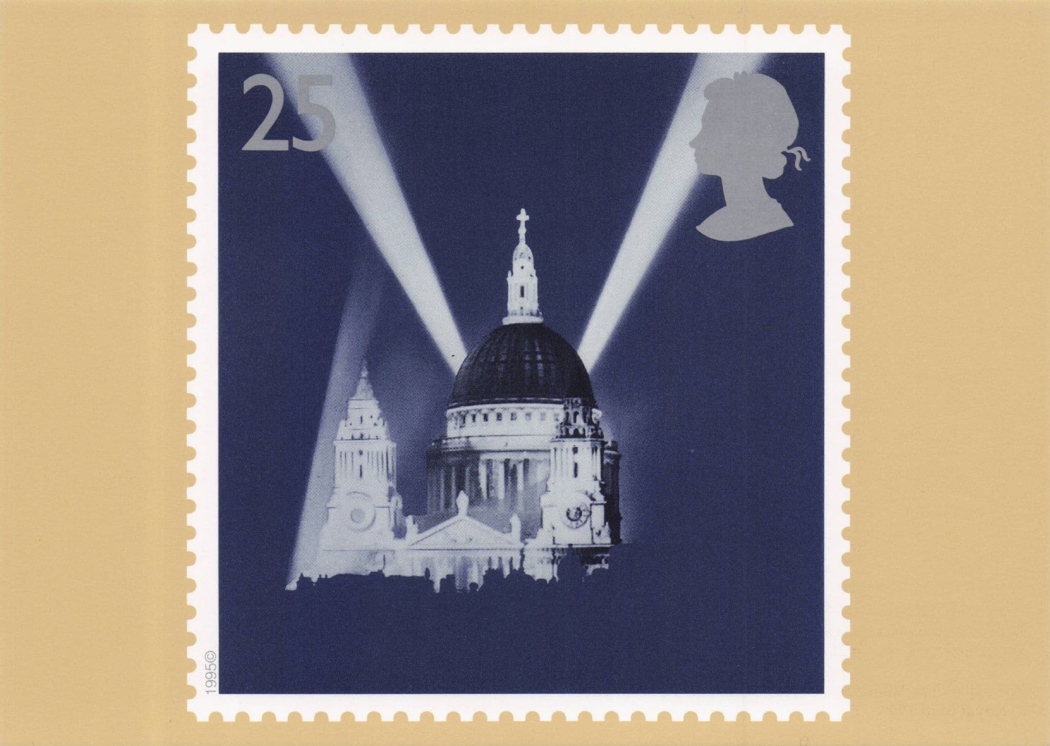 St Pauls WW2 Torchlights Beacons Military London Royal Mail Postcard