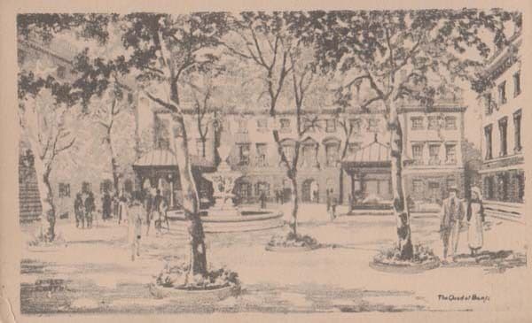 St Saint Bartholomews Hospital London Restoration Antique Fund Raising Postcard