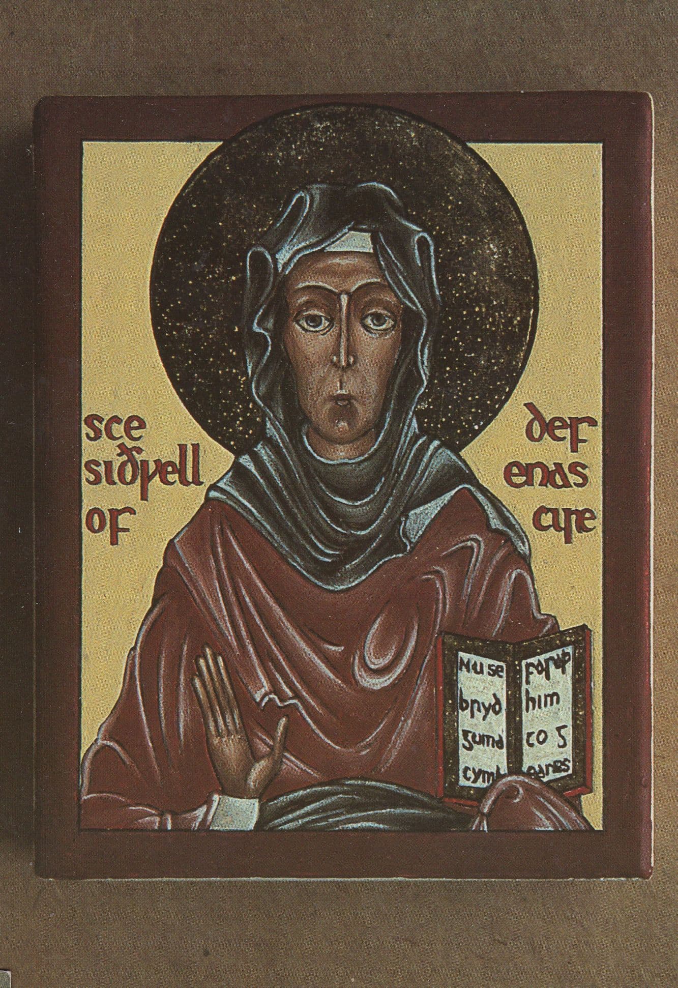 St Sidwell Martyr Ikon Postcard
