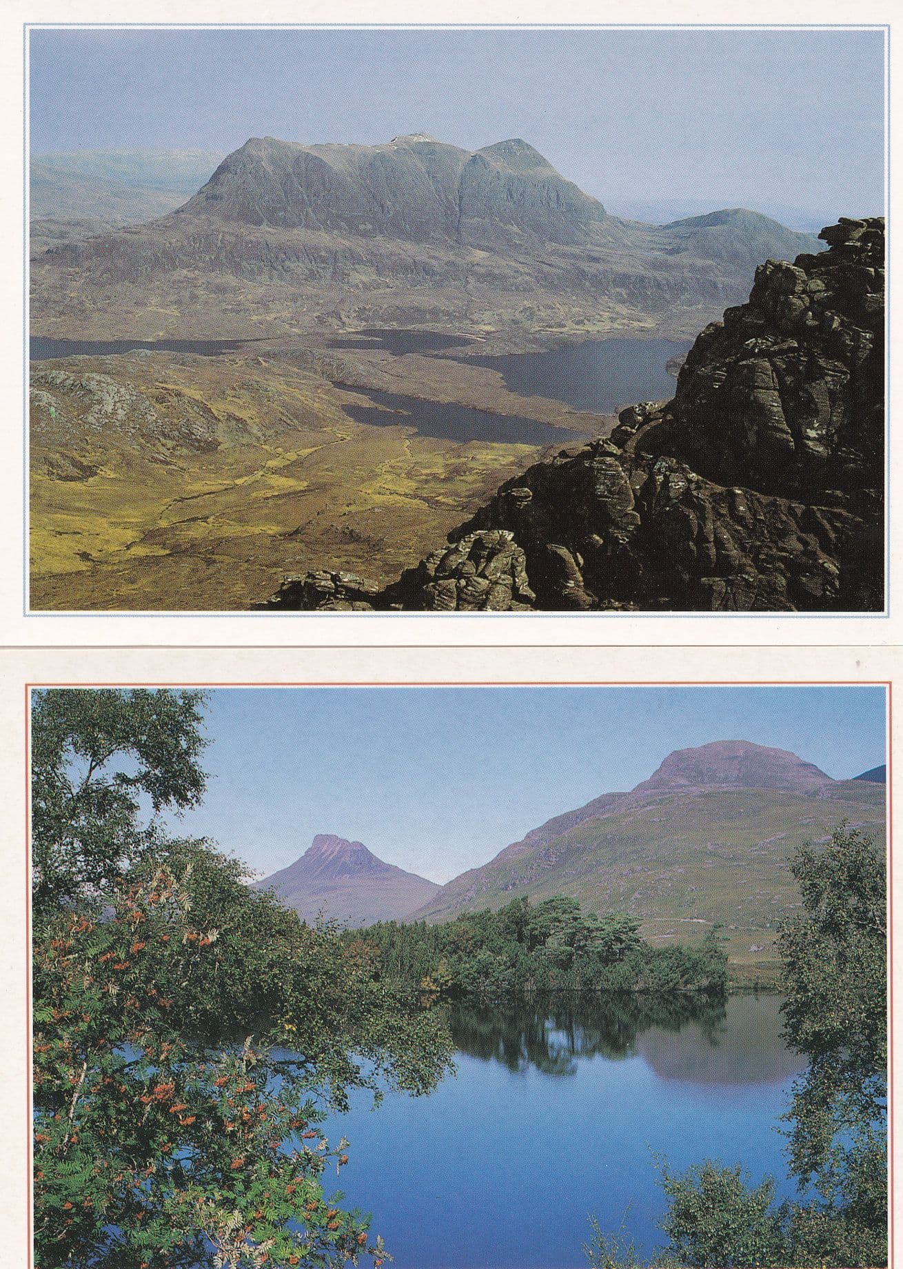 Stac Polaidh Sutherland Loch Drumrunie Cul Mor 2x Postcard s