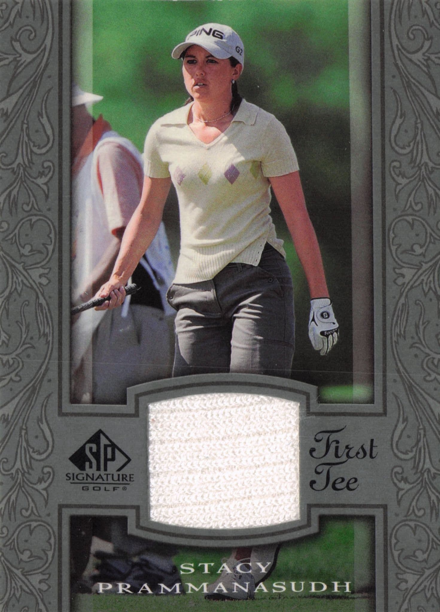 Stacy Prammanasudh First Tee SP 2005 Golf Upper Deck Relic Shirt Card