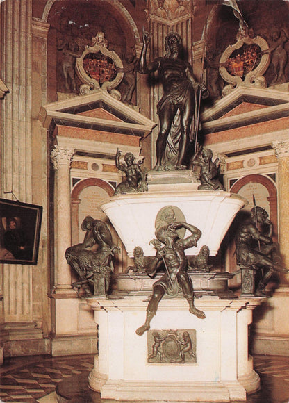 Stadthagen Mausoleum Demon Warrior Statues Germany FDC Postcard