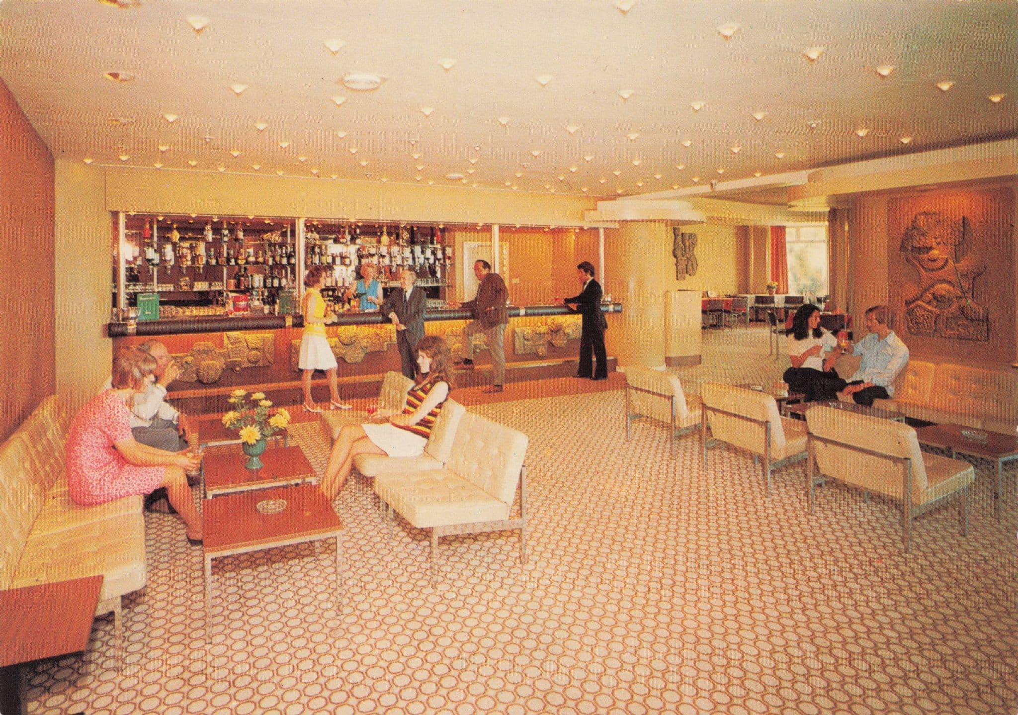 Starlite Restaurant Bar Shanklin Hotel; Isle Of Wight Vintage Postcard