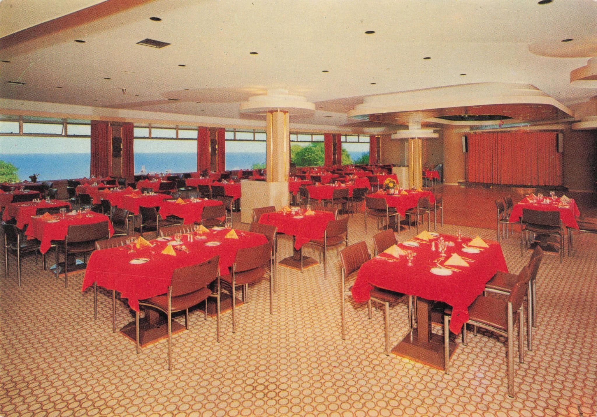 Starlite Restaurant Shanklin Hotel; Isle Of Wight Vintage Postcard