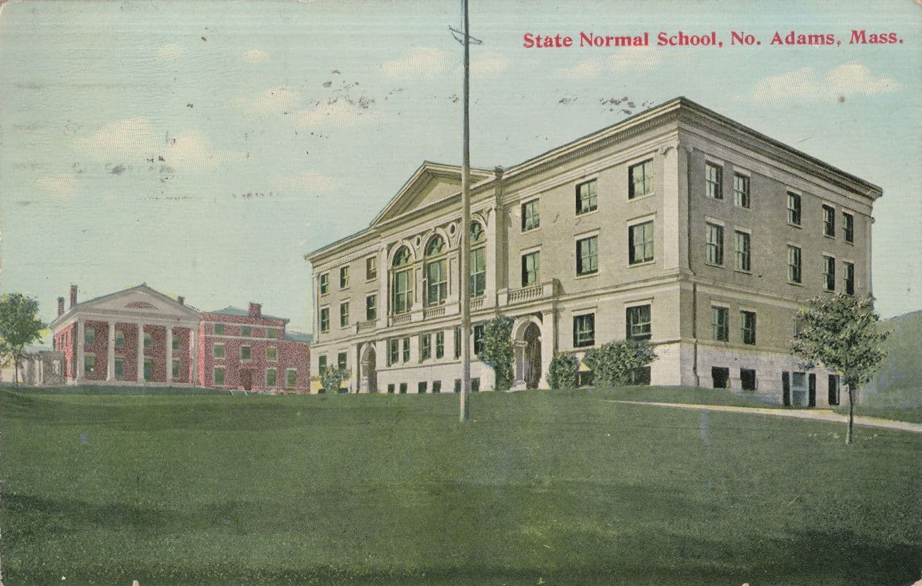 State Normal School North Adams Massachusetts USA Postcard