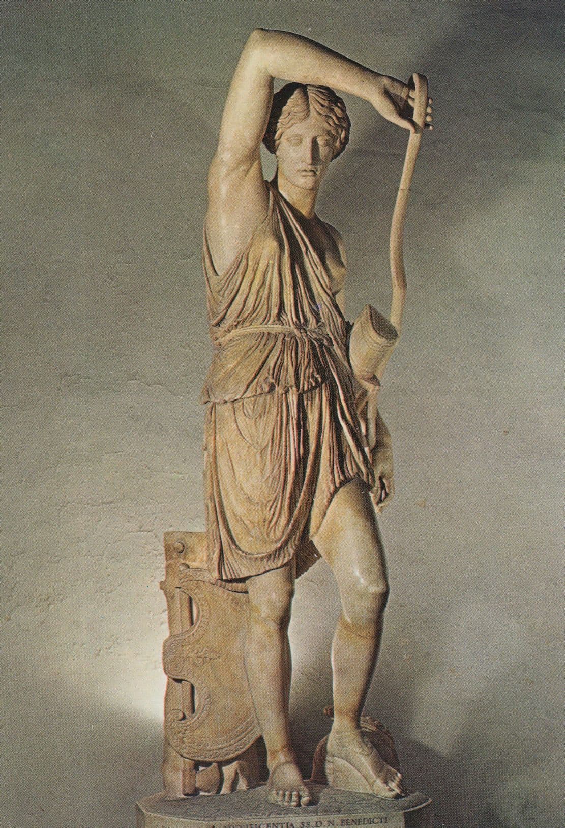 Statue De Amazzone Ferita Fidia Statue Italian Museum Postcard