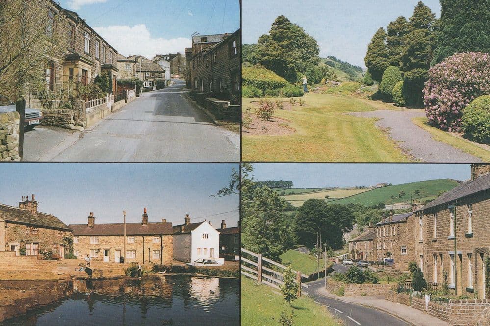 Steeton Glusburn Silsden Lothersdale Yorkshire Postcard